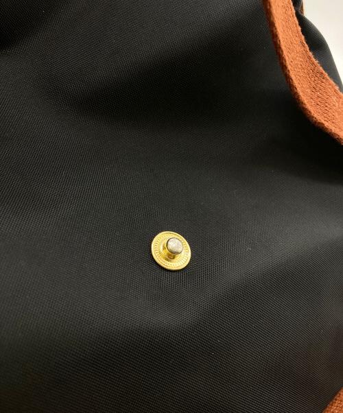 LONGCHAMP（ロンシャン）LONGCHAMP (ロンシャン) リュック ブラック×ブラウンの古着・服飾アイテム