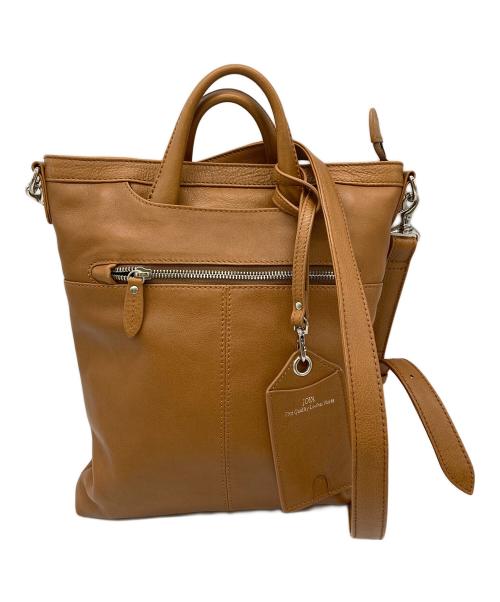 Joya（ジョーヤ）joya (ジョーヤ) ベジタブルタンニンレザー2WAYハンドルショルダーバッグ ブラウンの古着・服飾アイテム