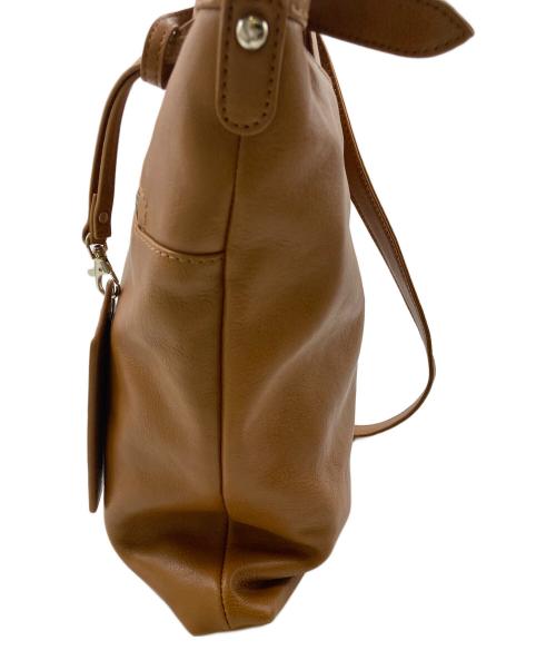 Joya（ジョーヤ）joya (ジョーヤ) ベジタブルタンニンレザー2WAYハンドルショルダーバッグ ブラウンの古着・服飾アイテム
