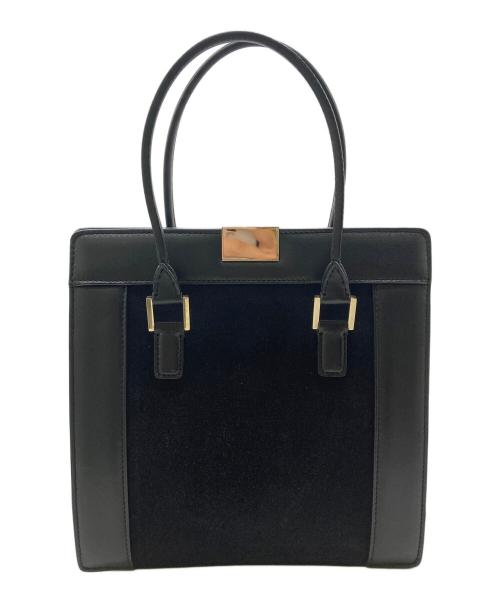 GIORGIO ARMANI（ジョルジョアルマーニ）GIORGIO ARMANI (ジョルジョアルマーニ) ハンドバッグ ブラックの古着・服飾アイテム