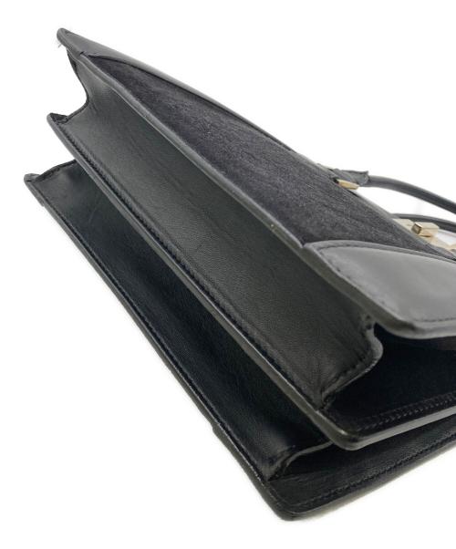 GIORGIO ARMANI（ジョルジョアルマーニ）GIORGIO ARMANI (ジョルジョアルマーニ) ハンドバッグ ブラックの古着・服飾アイテム