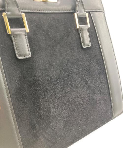 GIORGIO ARMANI（ジョルジョアルマーニ）GIORGIO ARMANI (ジョルジョアルマーニ) ハンドバッグ ブラックの古着・服飾アイテム