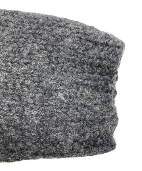 Lisette Tricote A La Main（リゼッタ）Lisette Tricote A La Main (リゼッタ) ウールニットノーカラーコート グレー サイズ:表記無しの古着・服飾アイテム