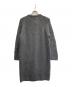 Lisette Tricote A La Main (リゼッタ) ウールニットノーカラーコート グレー サイズ:表記無し：8000円