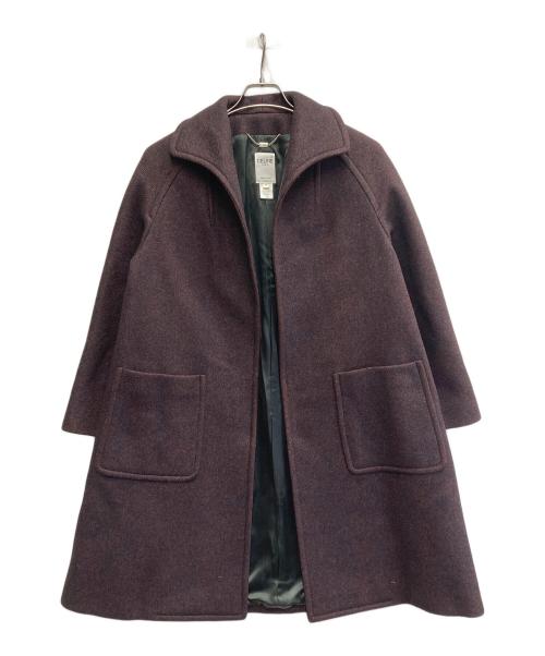 CELINE（セリーヌ）CELINE (セリーヌ) ヴィンテージウールカシミヤブレンドコート ボルドー サイズ:Mの古着・服飾アイテム
