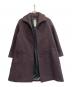 CELINE（セリーヌ）の古着「ヴィンテージウールカシミヤブレンドコート」｜ボルドー