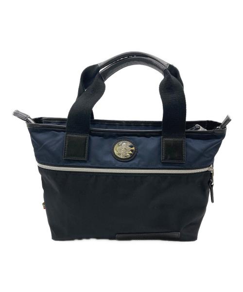 Orobianco（オロビアンコ）Orobianco (オロビアンコ) ハンドバッグ ネイビー×ブラックの古着・服飾アイテム