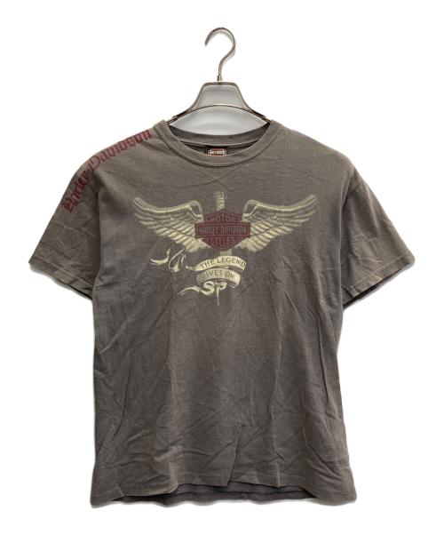 HARLEY-DAVIDSON（ハーレーダビッドソン）HARLEY-DAVIDSON (ハーレーダビッドソン) Tシャツ グレー サイズ:Mの古着・服飾アイテム