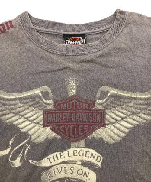 HARLEY-DAVIDSON（ハーレーダビッドソン）HARLEY-DAVIDSON (ハーレーダビッドソン) Tシャツ グレー サイズ:Mの古着・服飾アイテム