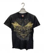 HARLEY-DAVIDSONハーレーダビッドソン）の古着「Tシャツ」｜ブラック