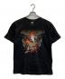 HARLEY-DAVIDSON（ハーレーダビッドソン）の古着「イーグルプリントTシャツ」｜ブラック
