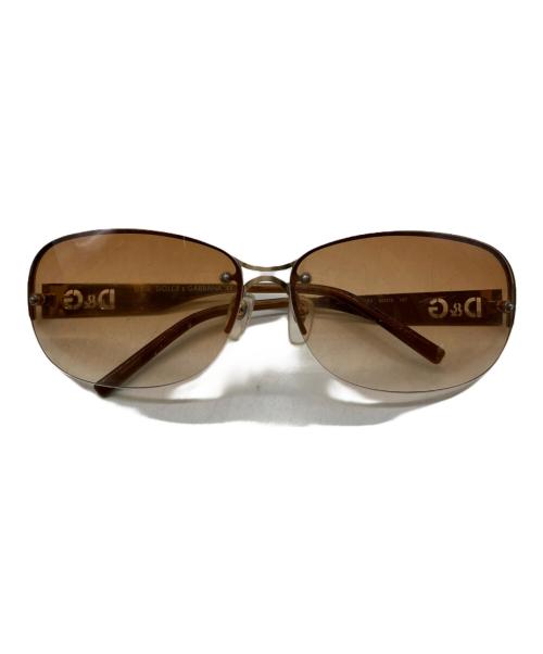 DOLCE & GABBANA（ドルチェ＆ガッバーナ）DOLCE & GABBANA (ドルチェ＆ガッバーナ) サングラス ブラウン サイズ:SIZE 65□13 127の古着・服飾アイテム