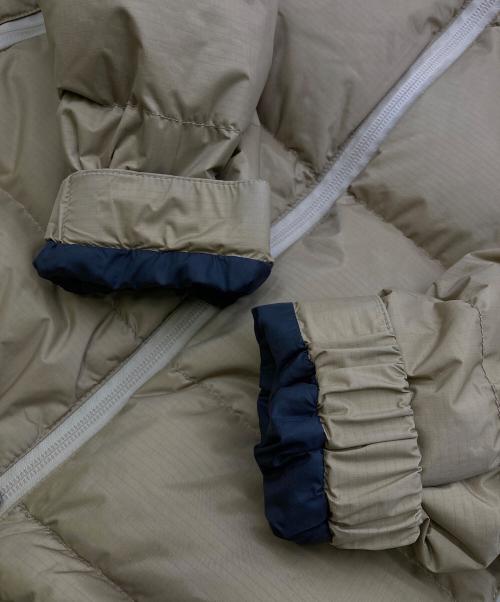 AURORA（アウロラ）AURORA (オーロラ) NANGA (ナンガ) ダウンジャケット ベージュ サイズ:FREEの古着・服飾アイテム