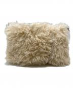 THE PAUSE×Whim Gazetteザポーズ×ウィムガゼット）の古着「エコファー2WAYショルダーバッグ」｜ホワイト