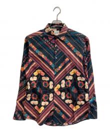 PAUL SMITH（ポールスミス）の古着「“VINTAGE SCARF” PRINT SHIRTS」｜パープル