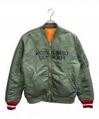 UNDERCOVER×SUPREMEアンダーカバー×シュプリーム）の古着「16AW Reversible MA-1」｜カーキ