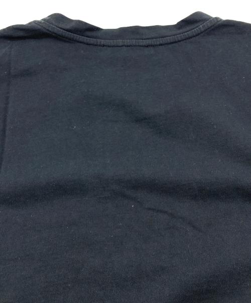 BALMAIN（バルマン）BALMAIN (バルマン) メタリックロゴTシャツ ブラック サイズ:Sの古着・服飾アイテム