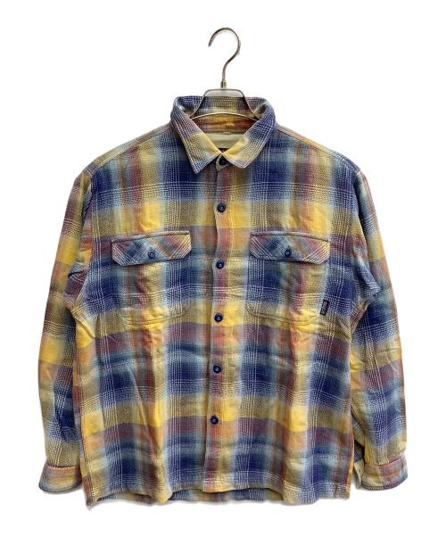 Patagonia（パタゴニア）Patagonia (パタゴニア) 04年製 フィヨルドフランネルシャツ ブルー サイズ:Sの古着・服飾アイテム