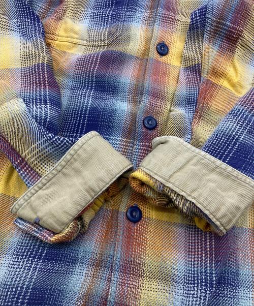 Patagonia（パタゴニア）Patagonia (パタゴニア) 04年製 フィヨルドフランネルシャツ ブルー サイズ:Sの古着・服飾アイテム