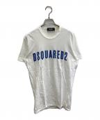 DSQUARED2ディースクエアード）の古着「プリントTシャツ」｜ホワイト