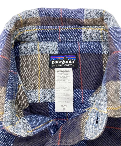 Patagonia（パタゴニア）Patagonia (パタゴニア) ネルシャツ ブルー サイズ:Sの古着・服飾アイテム