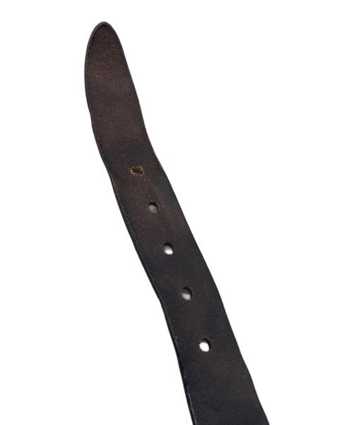 DOLCE & GABBANA（ドルチェ＆ガッバーナ）DOLCE & GABBANA (ドルチェ＆ガッバーナ) オールド レザーベルト ブラウンの古着・服飾アイテム