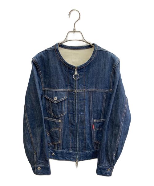 LEVI'S（リーバイス）LEVI'S (リーバイス) Jean 3rd Jacket Stand Collar ネイビー サイズ:Sの古着・服飾アイテム