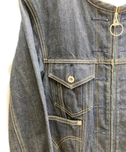 LEVI'S（リーバイス）LEVI'S (リーバイス) Jean 3rd Jacket Stand Collar ネイビー サイズ:Sの古着・服飾アイテム