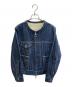 LEVI'S（リーバイス）の古着「Jean 3rd Jacket Stand Collar」｜ネイビー
