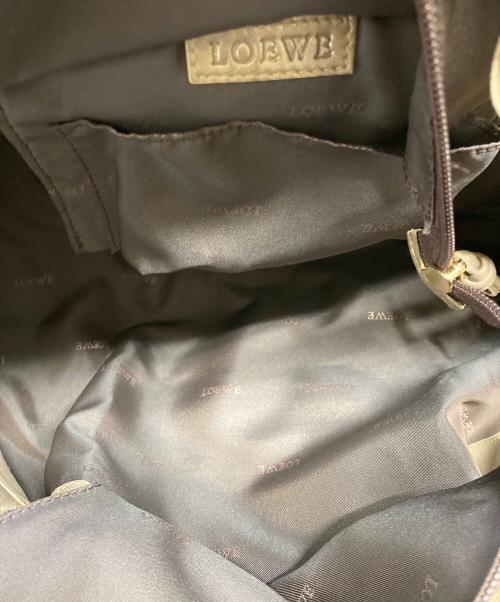 LOEWE（ロエベ）LOEWE (ロエベ) ナッパアイレ ハンドバッグ ベージュの古着・服飾アイテム