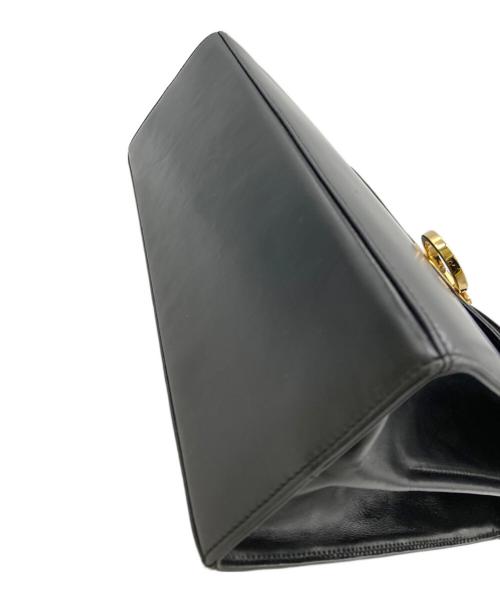 Salvatore Ferragamo（サルヴァトーレ フェラガモ）Salvatore Ferragamo (サルヴァトーレ フェラガモ) ガンチーニ2wayショルダーバッグ ブラックの古着・服飾アイテム