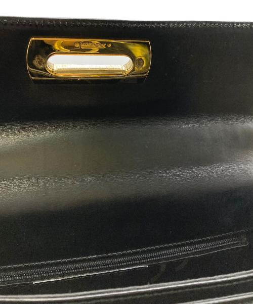 Salvatore Ferragamo（サルヴァトーレ フェラガモ）Salvatore Ferragamo (サルヴァトーレ フェラガモ) ガンチーニ2wayショルダーバッグ ブラックの古着・服飾アイテム