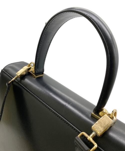 Salvatore Ferragamo（サルヴァトーレ フェラガモ）Salvatore Ferragamo (サルヴァトーレ フェラガモ) ガンチーニ2wayショルダーバッグ ブラックの古着・服飾アイテム