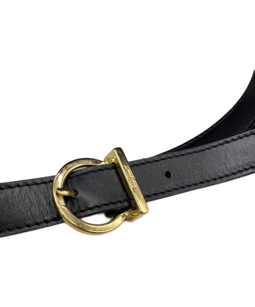 Salvatore Ferragamo（サルヴァトーレ フェラガモ）Salvatore Ferragamo (サルヴァトーレ フェラガモ) ガンチーニ2wayショルダーバッグ ブラックの古着・服飾アイテム