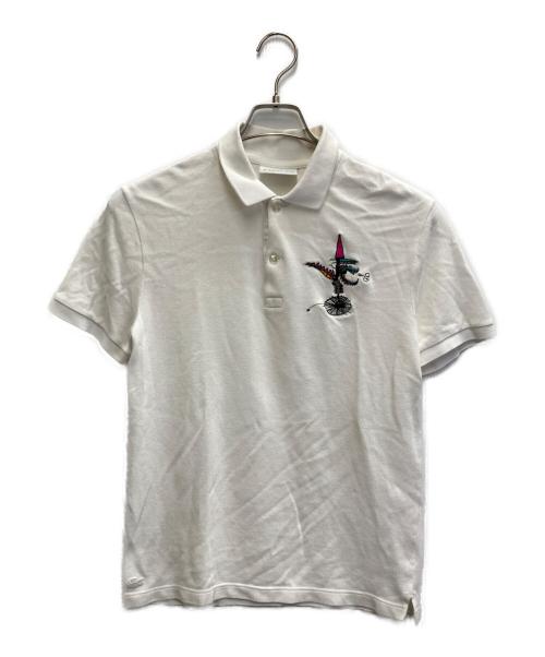 LACOSTE（ラコステ）LACOSTE (ラコステ) ポロシャツ ホワイト サイズ:Sの古着・服飾アイテム