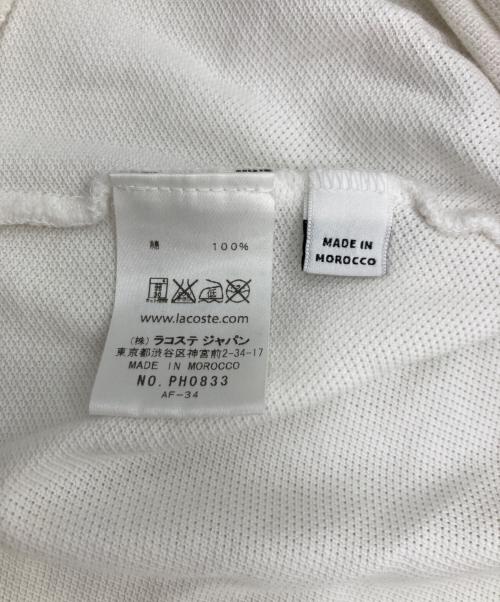 LACOSTE（ラコステ）LACOSTE (ラコステ) ポロシャツ ホワイト サイズ:Sの古着・服飾アイテム
