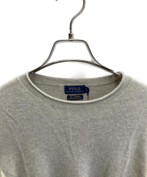POLO RALPH LAUREN（ポロ・ラルフローレン）POLO RALPH LAUREN (ポロ・ラルフローレン) カシミヤニット グレー サイズ:XSの古着・服飾アイテム