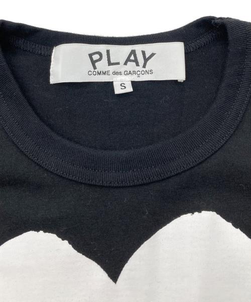 PLAY COMME des GARCONS（プレイコムデギャルソン）PLAY COMME des GARCONS (プレイコムデギャルソン) プリントTシャツ ブラック サイズ:Sの古着・服飾アイテム