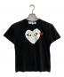 PLAY COMME des GARCONS（プレイコムデギャルソン）の古着「プリントTシャツ」｜ブラック