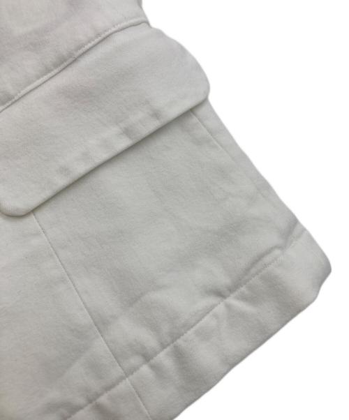 tricot COMME des GARCONS（トリココムデギャルソン）tricot COMME des GARCONS (トリココムデギャルソン) ノーカラーボタンジャケット【AD2008】 ホワイト サイズ:Sの古着・服飾アイテム