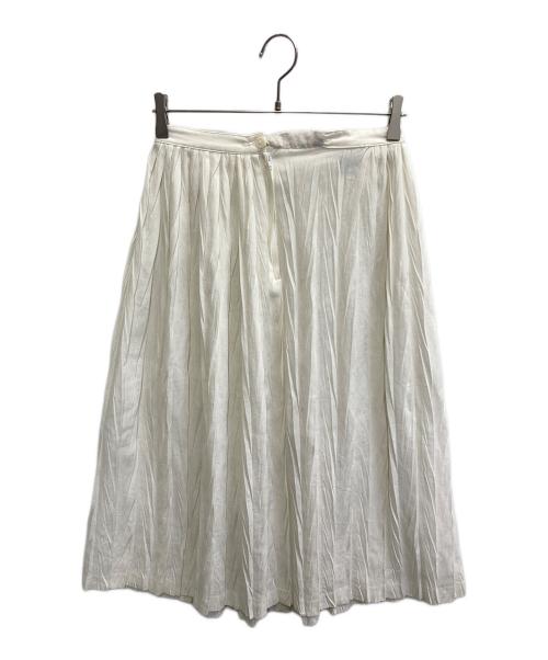 tricot COMME des GARCONS（トリココムデギャルソン）tricot COMME des GARCONS (トリココムデギャルソン) プリーツスカート ホワイト サイズ:Sの古着・服飾アイテム
