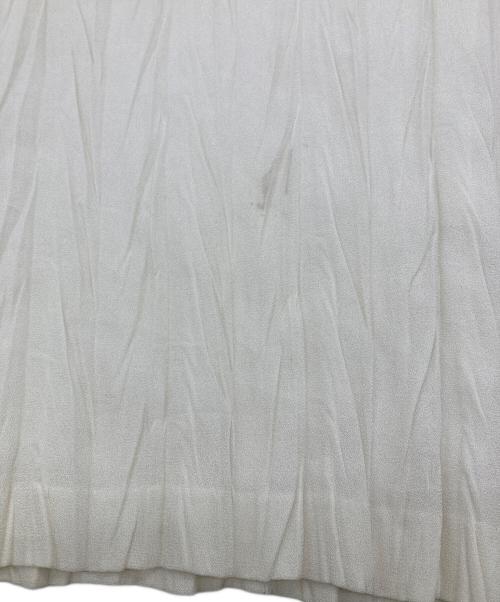 tricot COMME des GARCONS（トリココムデギャルソン）tricot COMME des GARCONS (トリココムデギャルソン) プリーツスカート ホワイト サイズ:Sの古着・服飾アイテム
