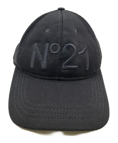 N°21 GILMAR（ヌメロヴェントゥーノ）N°21 GILMAR (ヌメロヴェントゥーノ) キャップ ブラックの古着・服飾アイテム