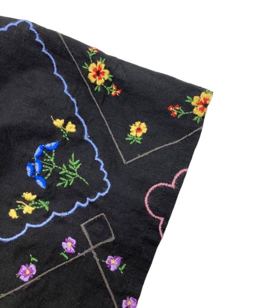 freada（フリーダ）Freada (フリーダ) フラワーハンカチキャミドレス ブラック サイズ:FREEの古着・服飾アイテム