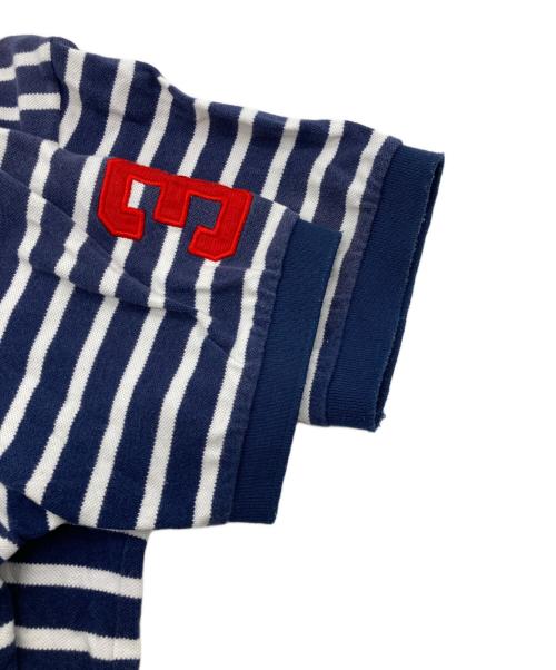 POLO RALPH LAUREN（ポロ・ラルフローレン）POLO RALPH LAUREN (ポロ・ラルフローレン) BIG PONY ポロシャツ ネイビー×ホワイト サイズ:XLの古着・服飾アイテム