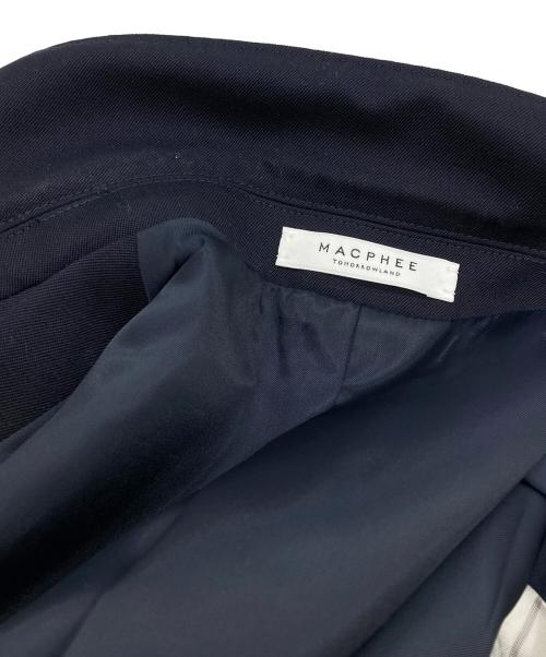 MACPHEE（マカフィー）MACPHEE (マカフィー) ウールギャバジン ダブルブレストジャケット ネイビー サイズ:Sの古着・服飾アイテム