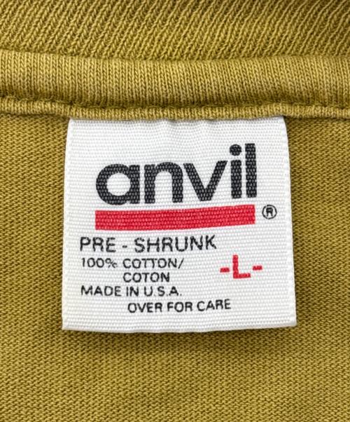 anvil（アンヴィル）anvil (アンヴィル) 90s Rage Against the Machine UNITED NATIONS REPORT 1980 グリーン サイズ:Lの古着・服飾アイテム
