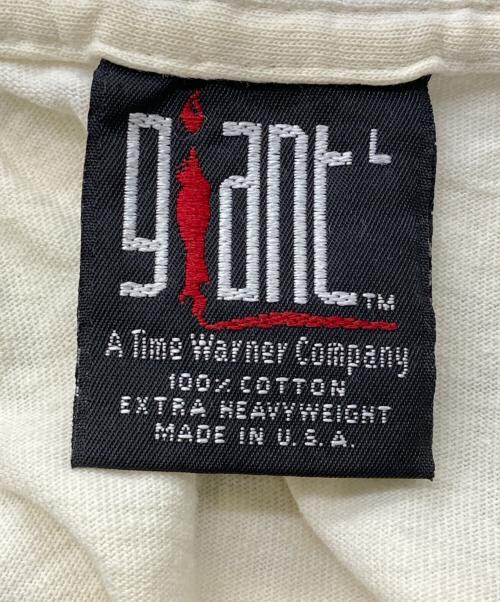 giant（ジャイアント）giant (ジャイアント) 90’SリンガーTシャツ ホワイト サイズ:Lの古着・服飾アイテム