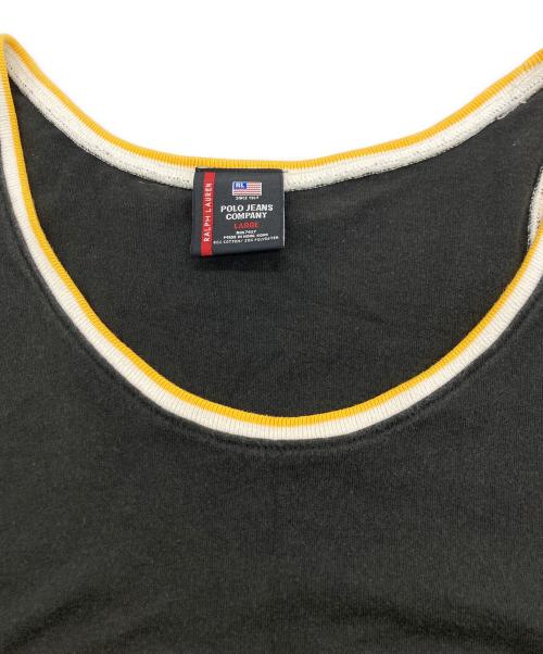 POLO RALPH LAUREN（ポロ・ラルフローレン）POLO RALPH LAUREN (ポロ・ラルフローレン) 90s タンクトップ ブラック サイズ:Lの古着・服飾アイテム