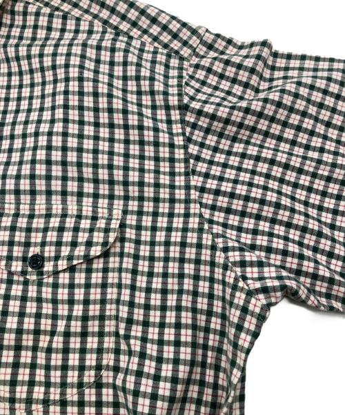 RRL（ダブルアールエル）RRL (ダブルアールエル) チェックシャツ グリーン×ホワイト サイズ:Lの古着・服飾アイテム